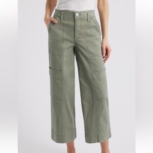 Wit & Wisdom Army Green Wide Leg Trousers